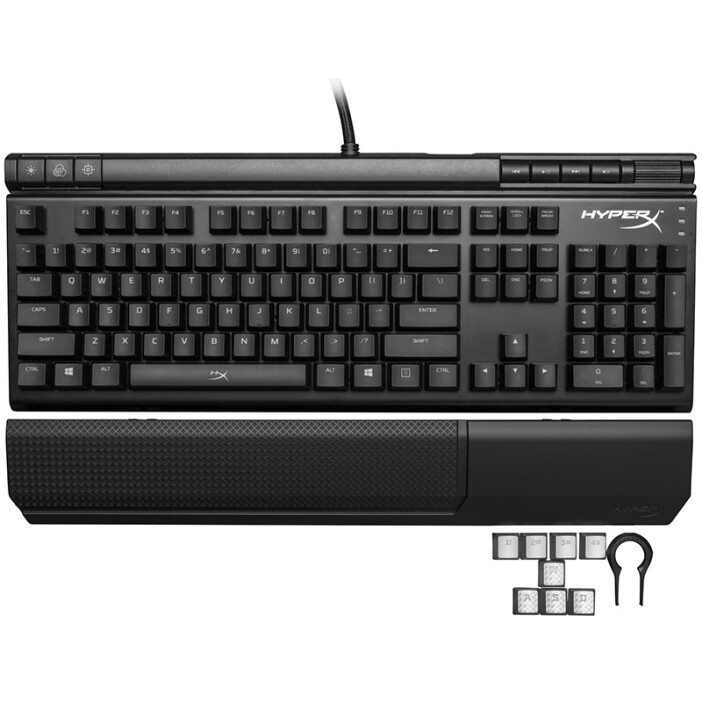 金士頓HyperX阿洛伊精英版Cherry青軸機械鍵盤 為游戲而生的精準與掌控